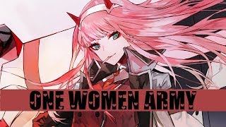 ღ Nighcore ღ One women army ღ Lyrics ღ