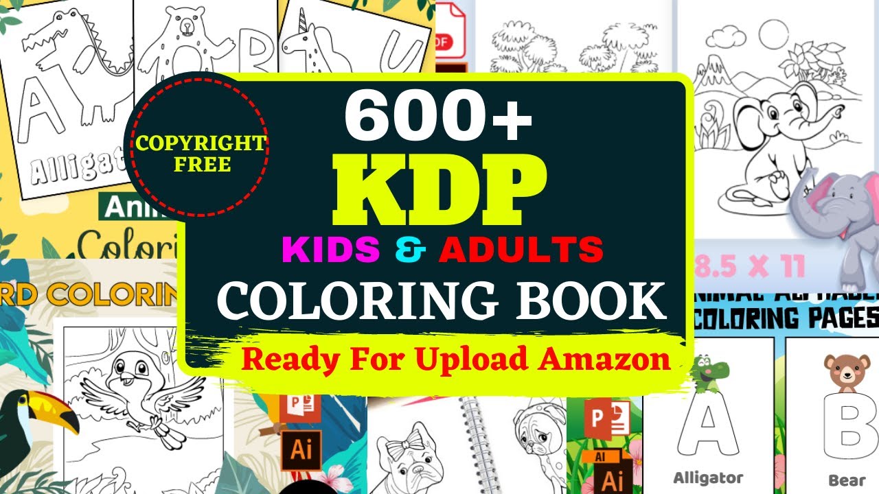 Download High Converting 150 Coloring Book Ready For Upload