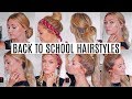 EASY 1 MINUTE HAIRSTYLES FOR SCHOOL