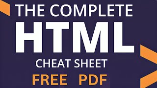 HTML CheatSheet | Complet Html in One Video with Pdf #html