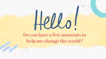 Individual Fundraising Video Template (Editable)