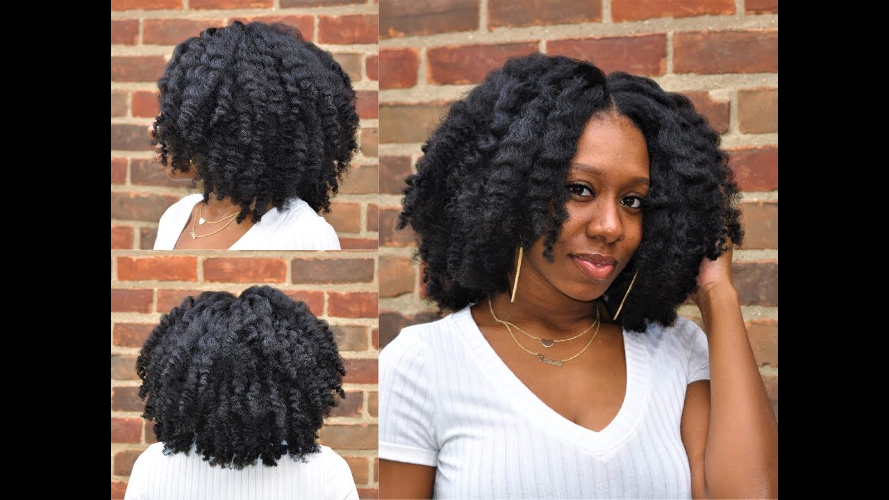 Fluffy Twist Out On Dry Hair Type 4 Hair Youtube