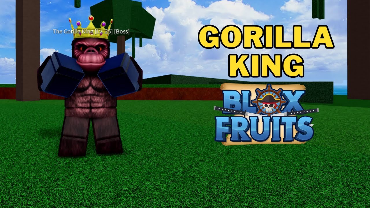 Where To Find Gorillas and Gorilla King in Blox Fruits Gorilla King Location First Sea YouTube