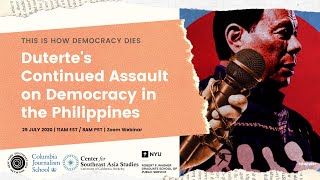 Recorded on july 29, 2020 president rodrigo duterte has assaulted
democratic institutions and norms in the philippines since he came
into office 2016, mos...