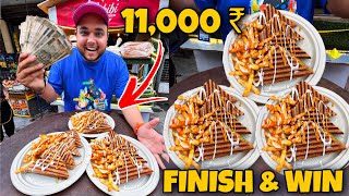 3 महा Sandwich खाओ 🥪😳 11,000 ₹ Cash ले जाओ 🤑🤑 ॥ Street Challange