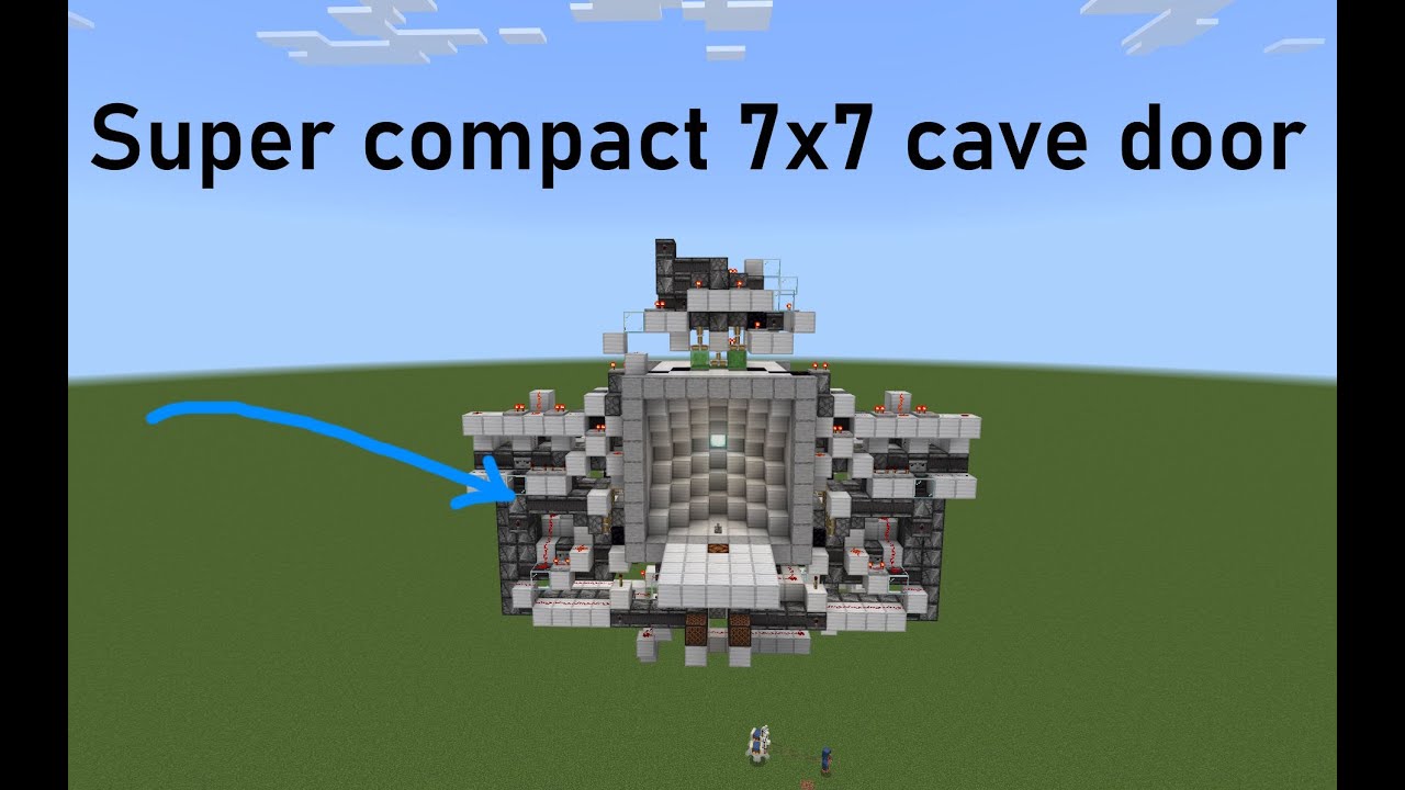 Not Tutorial Minecraft Not Tutorial 7x7 cave door (PE/Xbox/PS4/Windows10/Switch ...