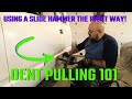 DENT PULLING 101 - Learn how to do dent pulling with a slide hammer. It's easy with some practice!