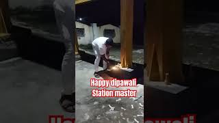 #, happy dipawali ।। Indian railway ।। station master