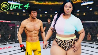 PS5 | Bruce Lee vs. Miss Diva Dominica [EA Sports UFC 4]🥊