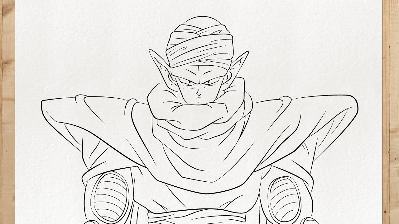 Como Desenhar o Piccolo [Dragon Ball Z] - (How to Draw Piccolo) - SLAY  DESENHOS #269 