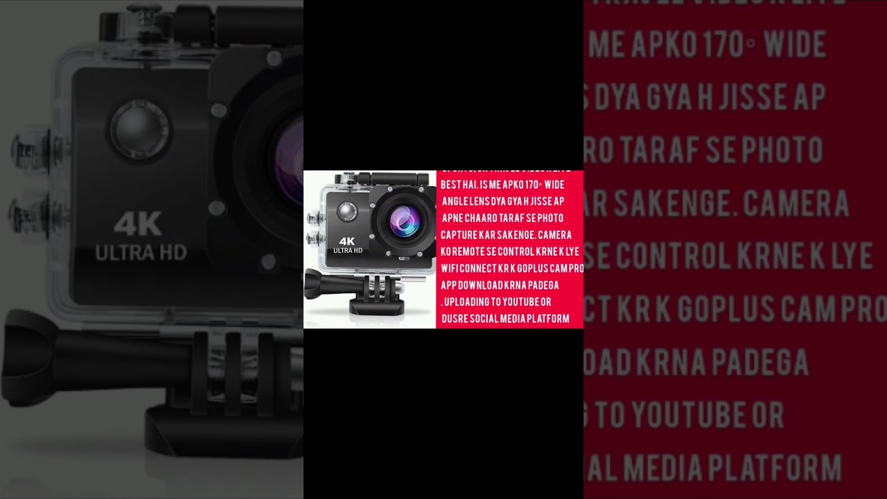 Waterproof HD Camera Under water 98ft