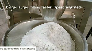 Fine sticky powder filling machine horizontal screw auger filler