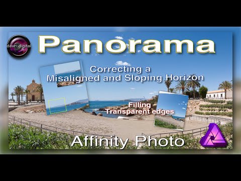 Stitching a Panorama using Affinity Photo