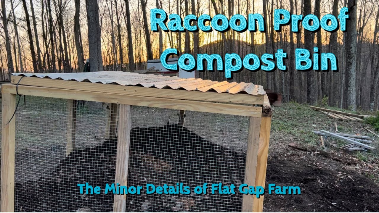 We’re building a Raccoon Proof Compost Bin YouTube