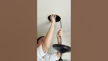 Update plain recessed can lights to chic hanging pendants. No tools or skills needed.