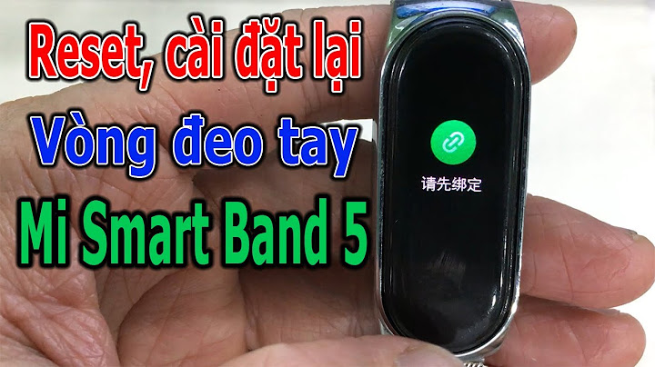 Hướng dẫn cài mật khẩu mi band 4