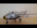 SAAB J29E Tunnan  Heller 1:72. Wonderful little jet of the fifties. Un kit facile et juste!