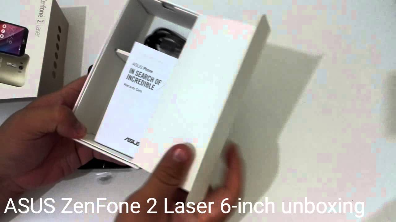 Asus Zenfone 2 Laser Ze601kl 6 Inch Unboxing Youtube
