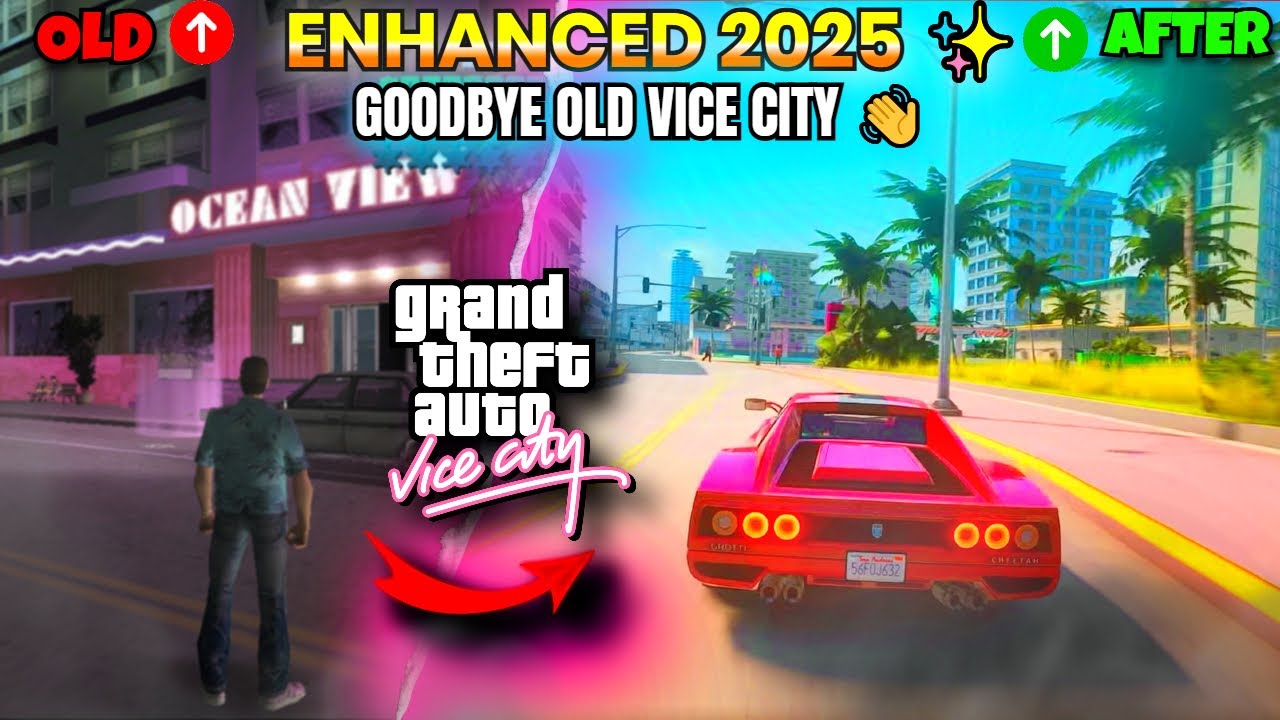 🔥 Улучшенная версия GTA Vice City для слабых ПК (1 ГБ ОЗУ) 💻 | Витрина + руководство 🚀