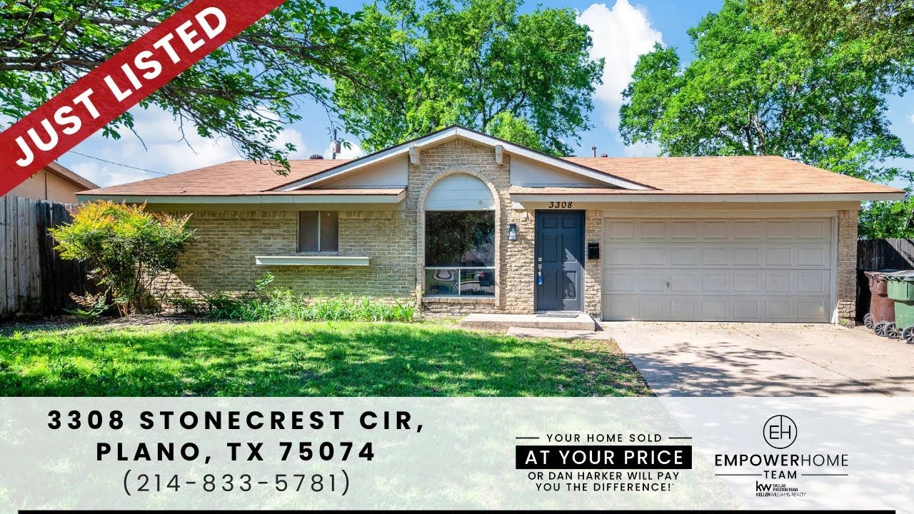 Awesome Plano Traditional Style Home for Sale 300K or Trade EmpowerHome Team (214) 8335781