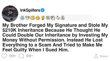 My Brother Forged My Signature and Stole My $210K Inheritance Because He Thought He Could Double...