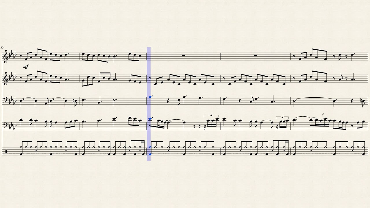 Perfect | Ed Sheeran - Percussion Ensemble Arrangement Sheet Music || arr. Noah Faulkner