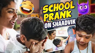 கதறி அழுத Shaadvik 💥🤣 |  Ultimate Funny School Prank 😂 | Hema's Diary