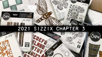 Tim Holtz Sizzix Chapter 3 (2021)