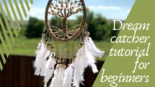 Dream Catcher Tutorial for Beginners |what are dream catchers |Tree of Life diy tutorial