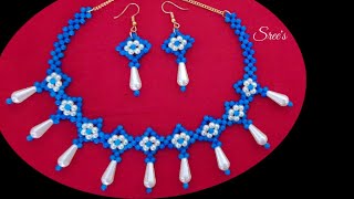 How to make❣️ Beautiful Beaded Necklace ❣️#beadednecklace#handmade#jewelrymaking#tutorial#diy
