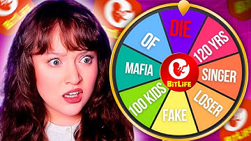 BitLife BUT a WHEEL CONTROLS Every Choice I Make!