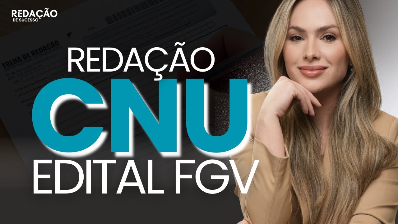 Concurso CNU Redação FGV