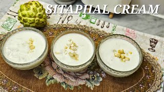 SITAPHAL CREAM |Sitaphal Cream at home |Quick Dessert  |DelightFoodLab sitaphalcream creamydelight