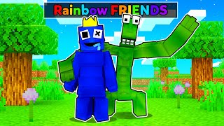 I survived RAINBOW FRIENDS in Minecraft...