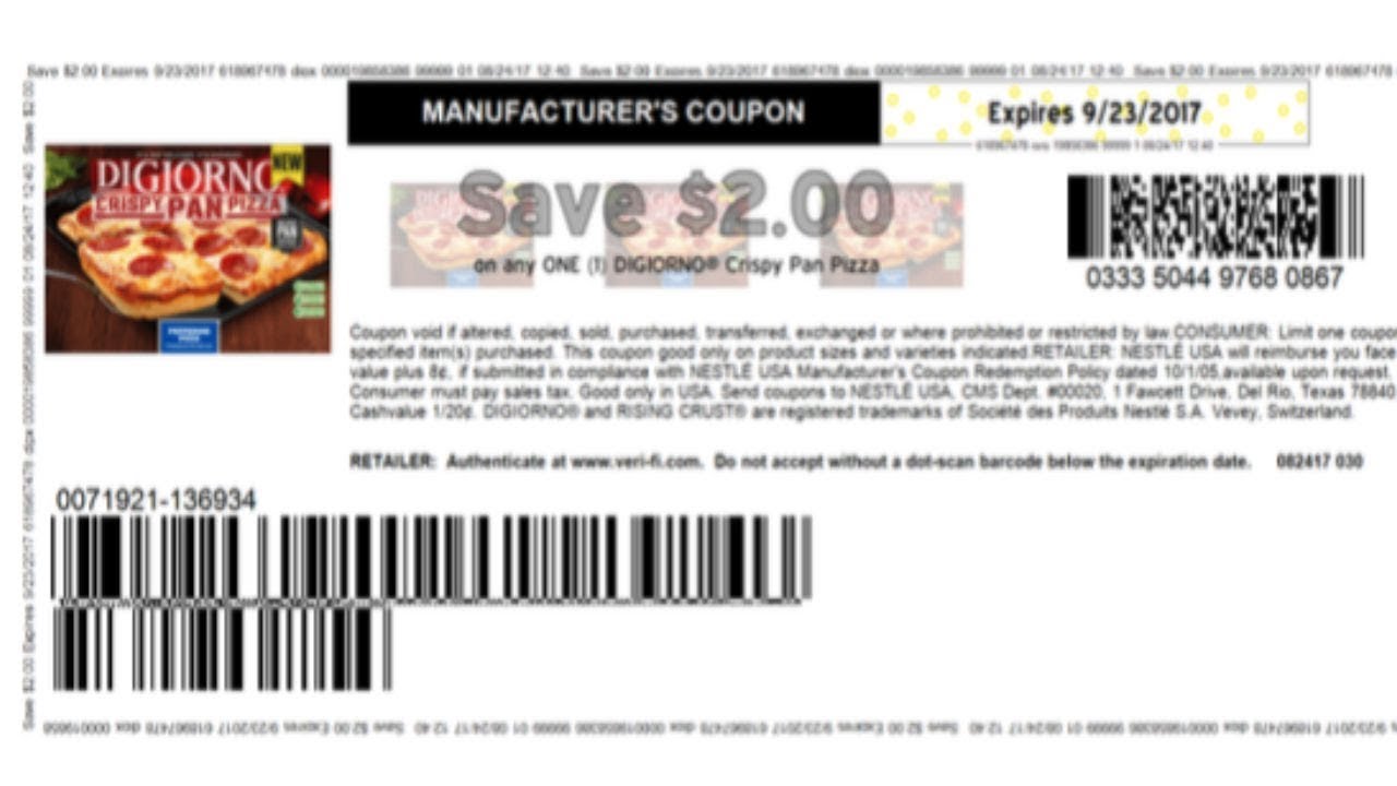 HOT COUPONS $2 DiGiornio and FREE Dunkin' Donuts coffee SAMPLE!!! - YouTube