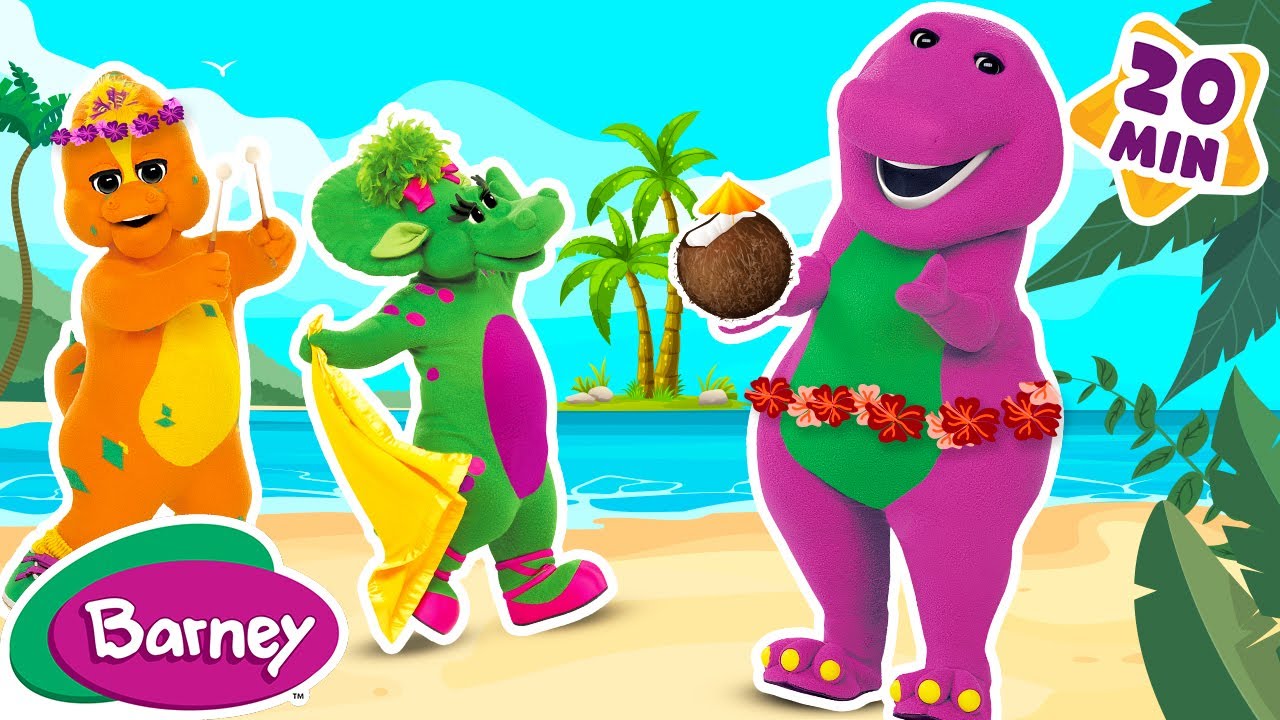 Barney  Barneys Travel Book Hawaii  Lets Go on Vacation 