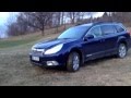 Subaru Outback 2.5i cvt 2010 first time in off road