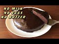 Easy CHOCOLATE CAKE | No Eggs, No Butter, No Milk!