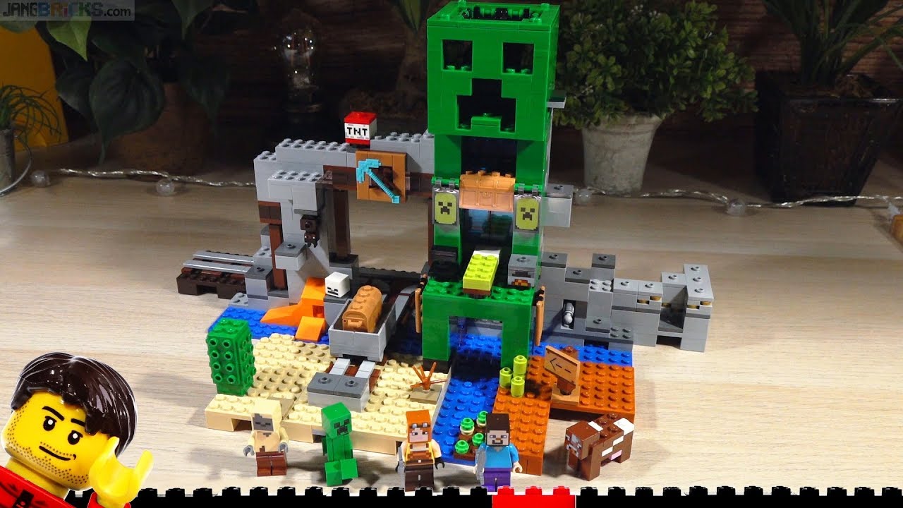 Details about  / LEGO Minecraft The Creeper Mine Building Kit Set Construction Playset 834 Piece