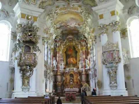 english below! - In der Wieskirche. --- The Wies Church, a UNESCO world heritage site and located only half an hour's drive from Neuschwanstein castle, is immensly beautiful inside. Read more...