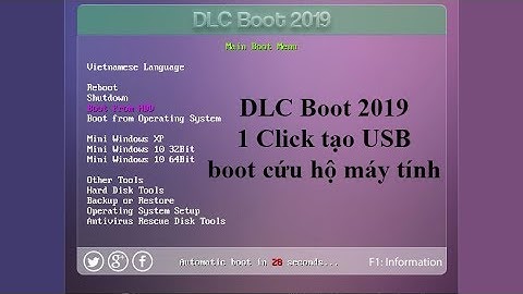 DLC Boot 2019 - Instructions for creating multi-function USB boot, rescue computer with 1 click