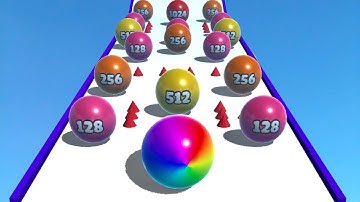 Ball Merge 2048 - MAX LEVEL Gameplay Walkthrough All Levels (Android , IOS)