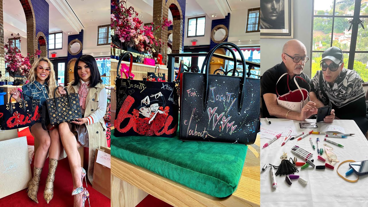 Christian Louboutin Signed my bags w Rossy de Palma “Flamencaba” | Josetty Hurtado