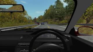 rFactor EG6 vs SW20| Initial D touge battle