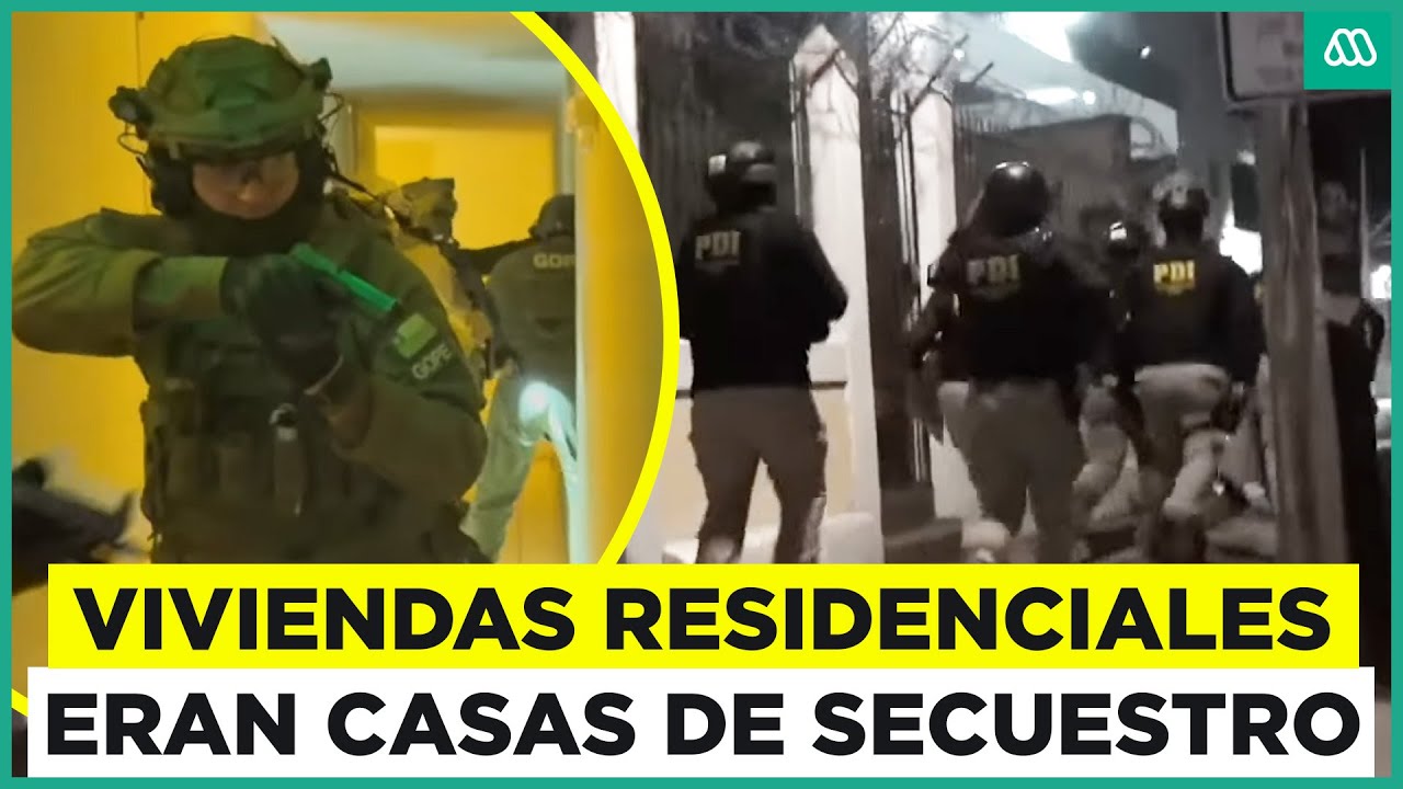 Allanamiento en casa de tortura: Banda de secuestros usaba propiedades residenciales