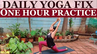 One Hour Yoga Workout for Beginners | Daily Yoga Fix | Yogalates with Rashmi