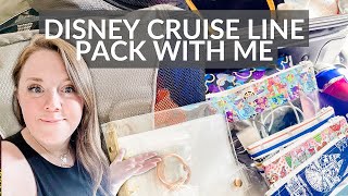 DISNEY CRUISE LINE PACK WITH ME | Disney Wonder | October 2022 | Bethany Vinton