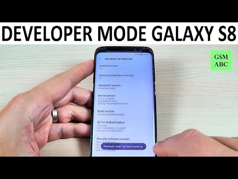 ENABLE DEVELOPER MODE Samsung Galaxy S8, S8+ and NOTE 8 | How to