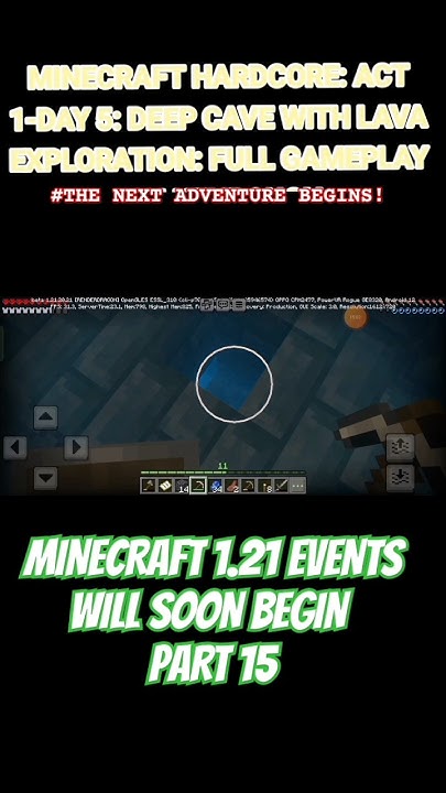 MINECRAFT 1.21 EVENTS WILL SOON BEGIN: PART 15 #shorts #viralvideo # ...