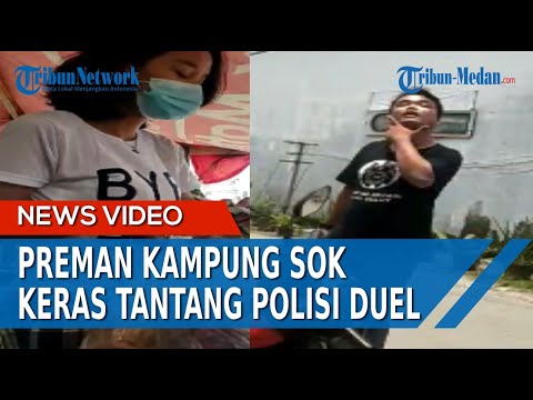 PREMAN KAMPUNG Tiap Pagi Minta Jajan Rp 2 Ribu ke Pedagang, Ngaku OKP dan Tantang Polisi Duel